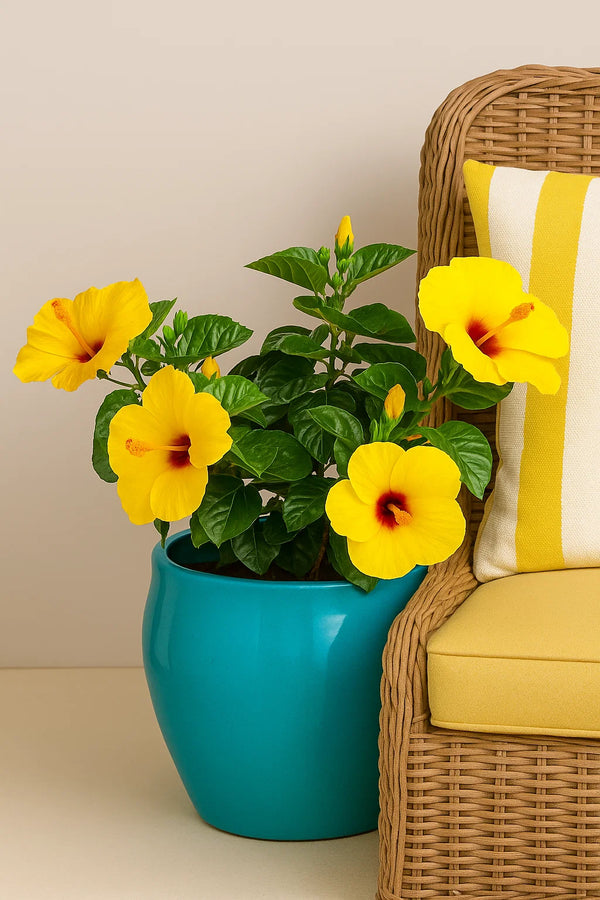 Hibiscus Sunny Yellow Bush Premium