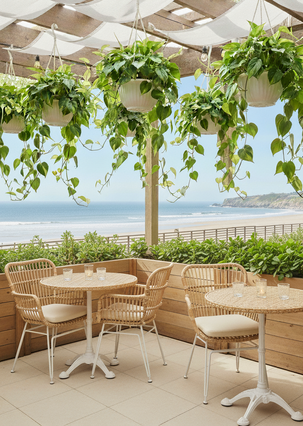 Philodendron Brazil In A Hanging Basket