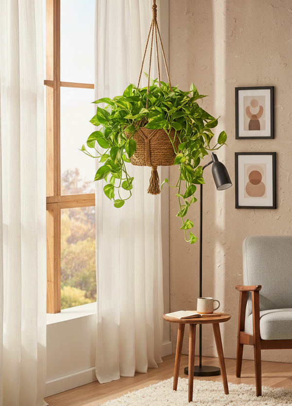 Pothos Golden In a Hanging Basket