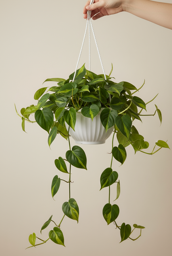 Philodendron Brazil In A Hanging Basket