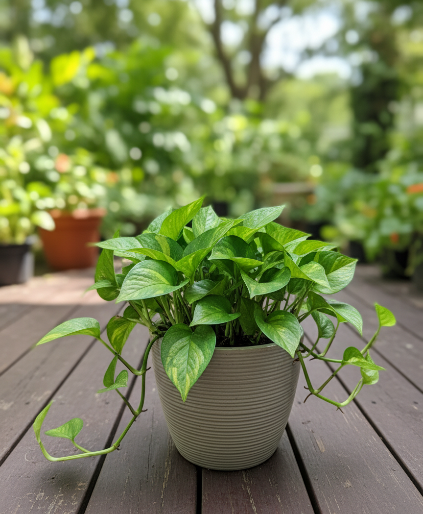 camouflage pothos Pothos Camouflage In a Hanging Basket – ShopTropicals