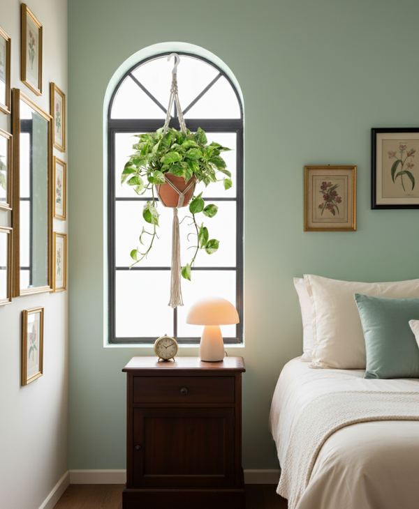Pothos Marble Queen In A Hanging Basket