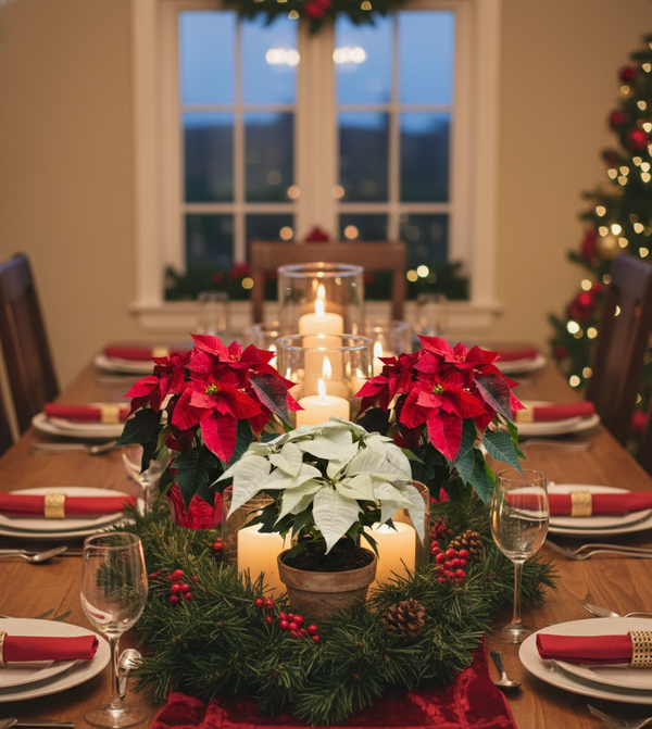 Custom Holiday Poinsettias, Orchids and Seasonal Flowering Plants