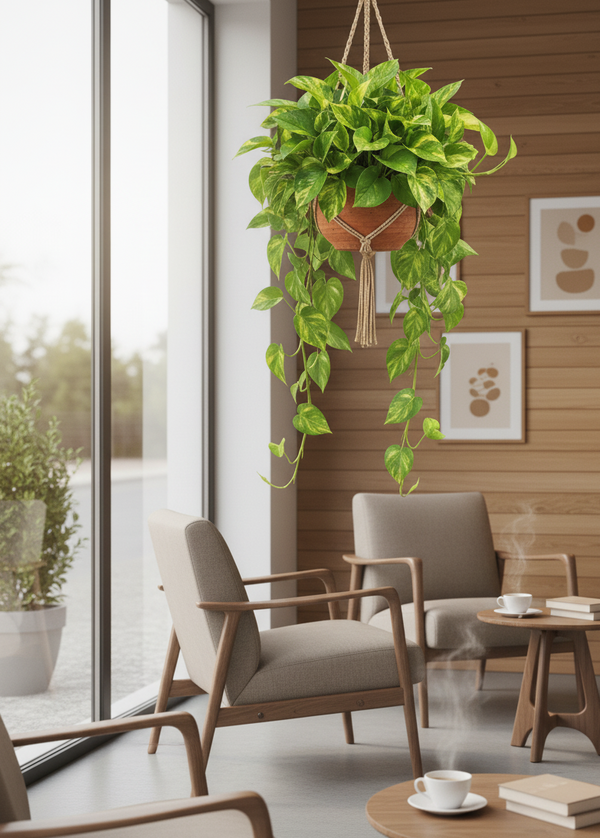 Pothos Golden In a Hanging Basket