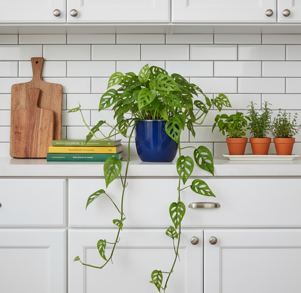 Monstera Swiss Cheese In A Hanging Basket