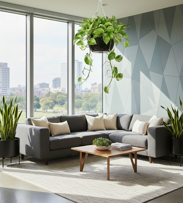 Pothos Marble Queen In A Hanging Basket