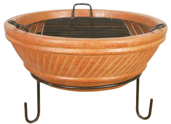 Iron Base Bowl And Grill