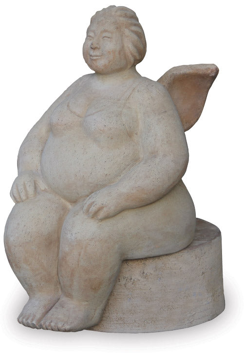 Sitting Lady wtih Wings