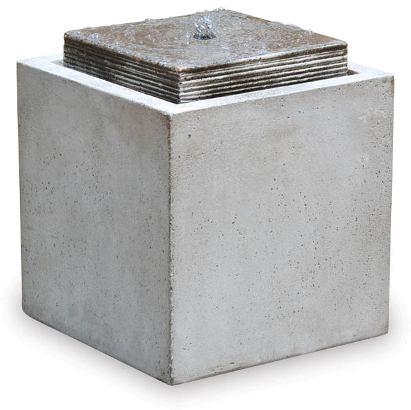 Medium Square Top Fountain with LED Light