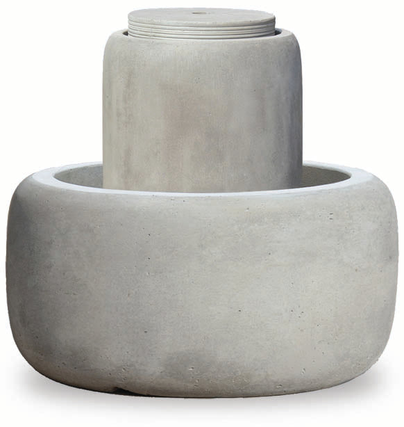 Contemporary Grey Cement Fountain